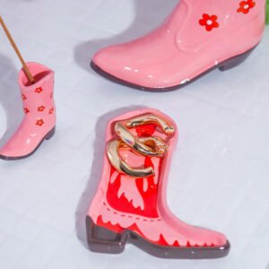 Vide-poche bottes en céramique