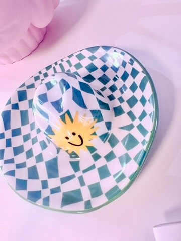 Une touche de couleur et de motif dans l'entrée MYLO