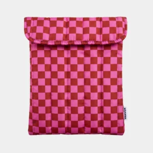 Housse pour Ordinateur Portable Cuadrillé Rose